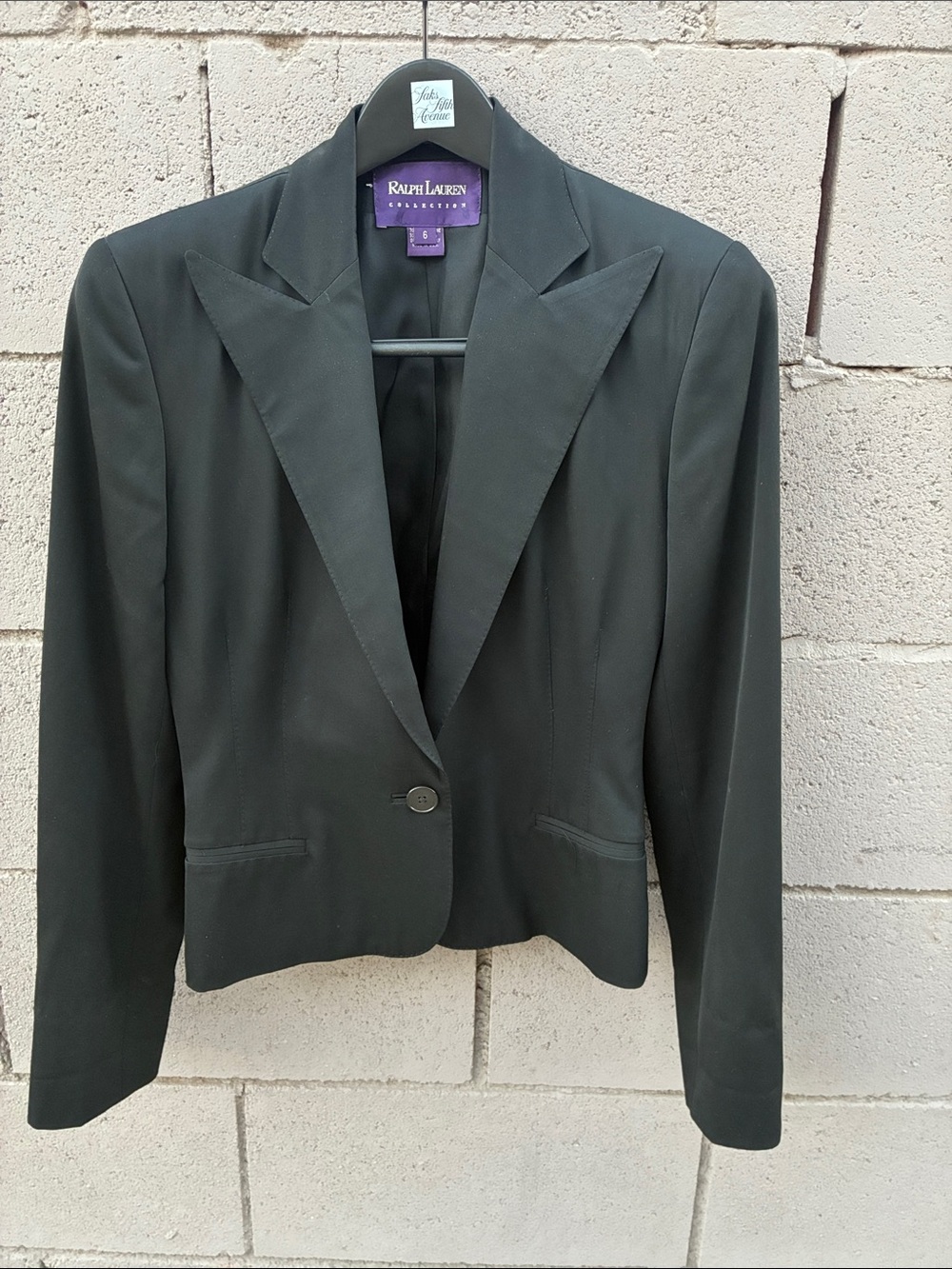 Ralph Lauren Black Tailored Women's Blazer